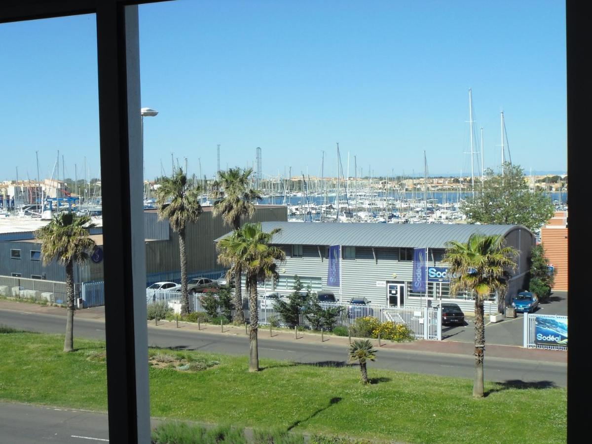 Appartement Cap D'Agde 300M Plage Du Mole,Vue Port,Parking,Lave Linge,Piscine Extérieur photo