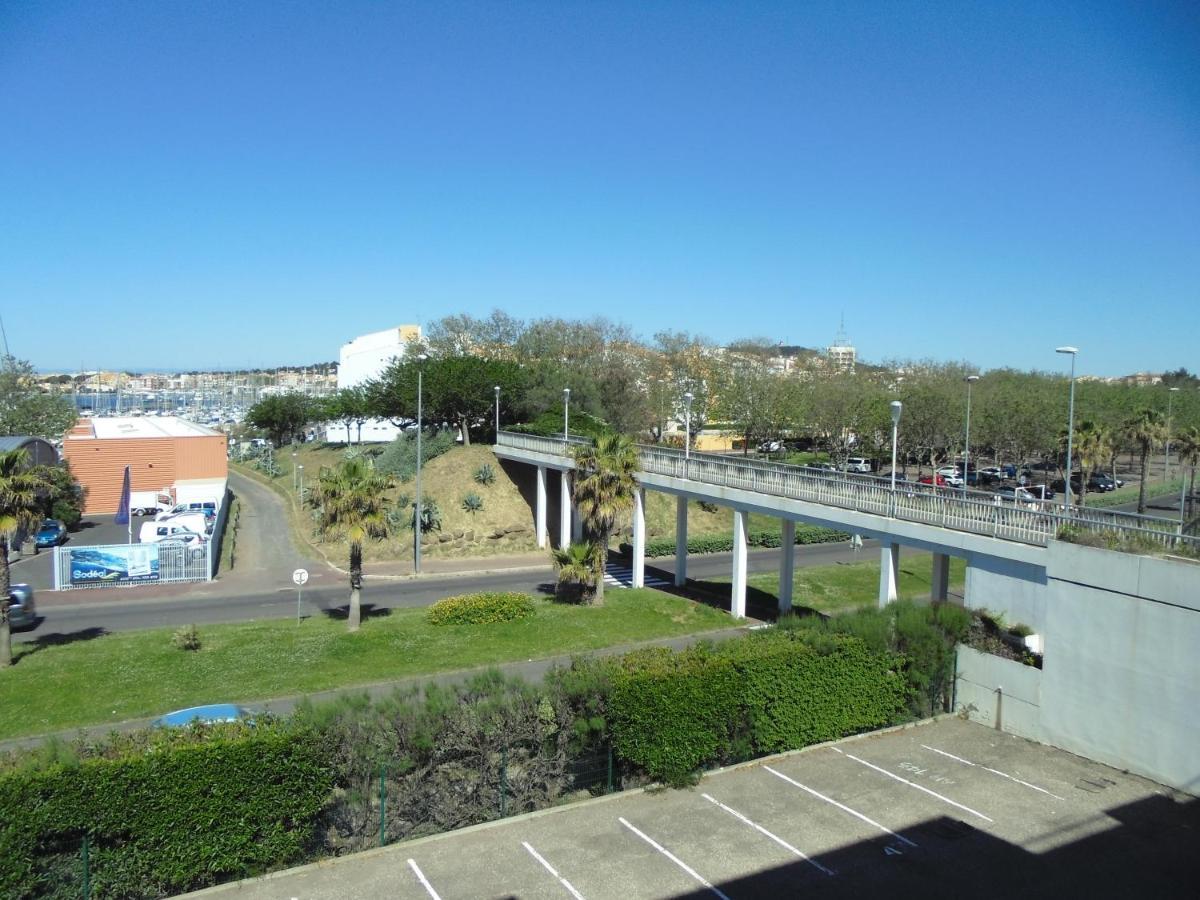 Appartement Cap D'Agde 300M Plage Du Mole,Vue Port,Parking,Lave Linge,Piscine Extérieur photo