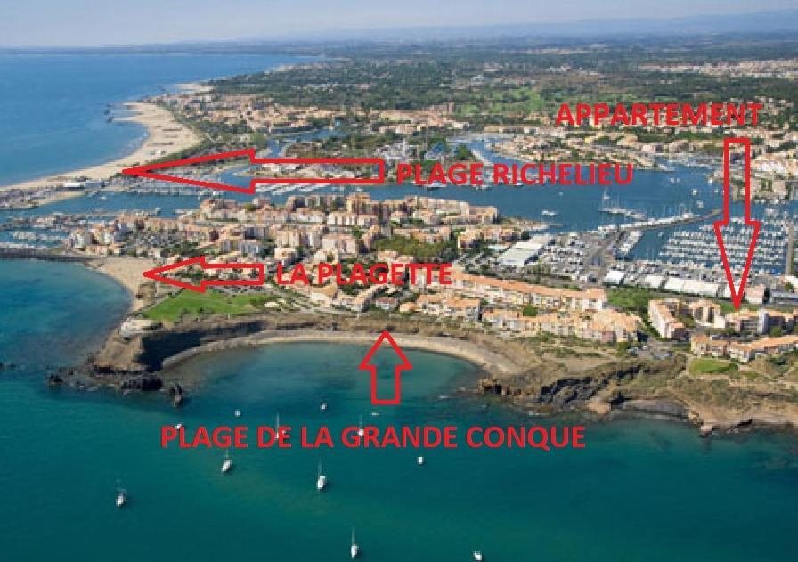 Appartement Cap D'Agde 300M Plage Du Mole,Vue Port,Parking,Lave Linge,Piscine Extérieur photo